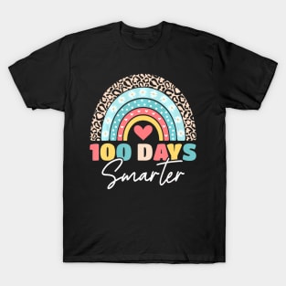 100th Day Of School Teacher 100 Days Smarter T-Shirt